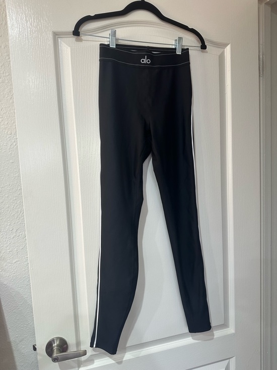 ALO Yoga Pants - Alo Women’s Black Side-Stripe Leggings-NEW